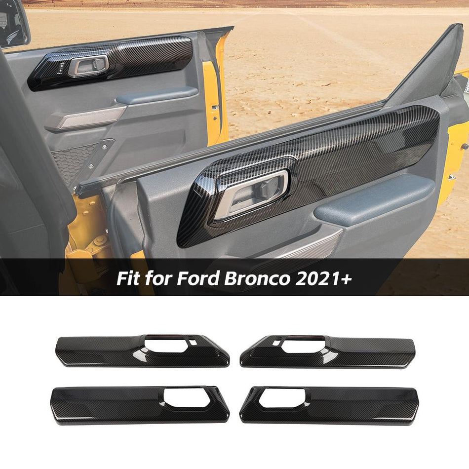 For 2021+ Ford Bronco 4-Door Interior Door handle Panel Shell Cover Trim