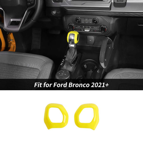 Gear Shift Knob Head Cover Decoration Trim for Ford Bronco 2021+ Accessories｜CheroCar