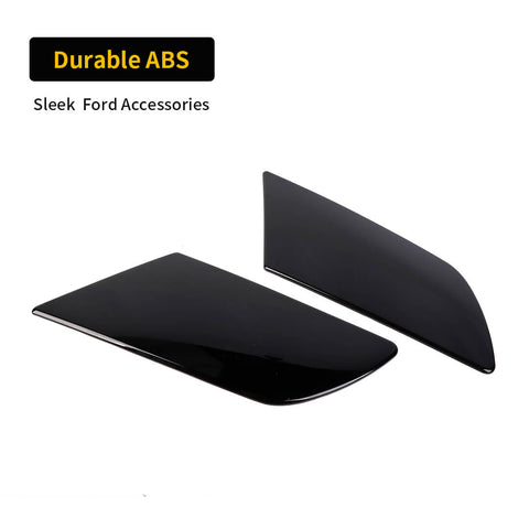 For 2010-2014 Ford Mustang Smoked Black Front Headlight /Rear Taillight Lamp Cover Trim Kit