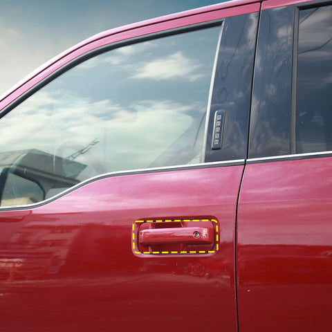 For 2015-2020 Ford F150 Exterior Car Door Handle Shell Cover Trim (2 pcs)