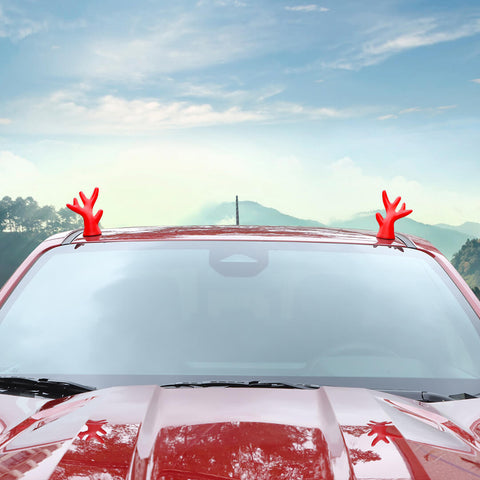 For Universal Car Exterior Car Top Cute Sticker Decor Accessories (2 pcs)