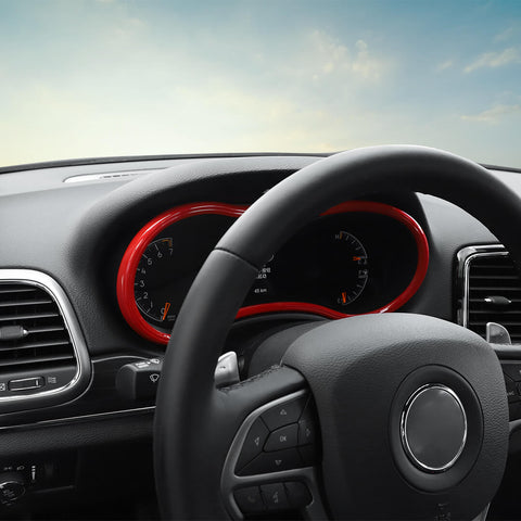 For 2011+ Dodge Durango Center Console Dashboard Instrument Ring Cover Trim