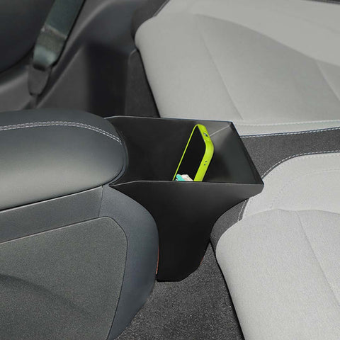 For 2015+ Ford Mustang Rear Seat Storage Tray Box Container Organizer Bin