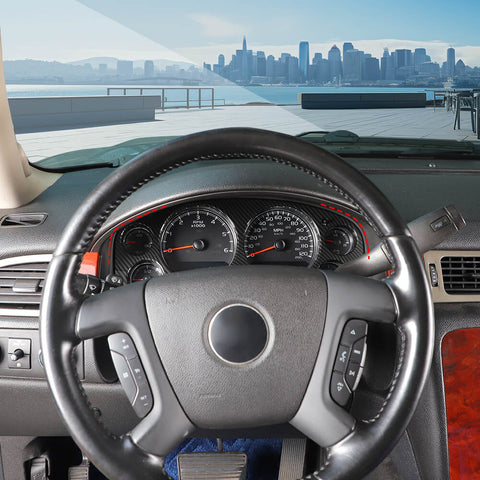 For 2007-2013 Chevy Suburban/Tahoe/Avalanche/GMC-YUKON/GMC-SIERRA Interior Center Console Decoration Cover Trim Kit