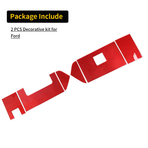 For 2009-2014 Ford F150 Raptor Front Dash Panel Center Console Decor Cover Trim