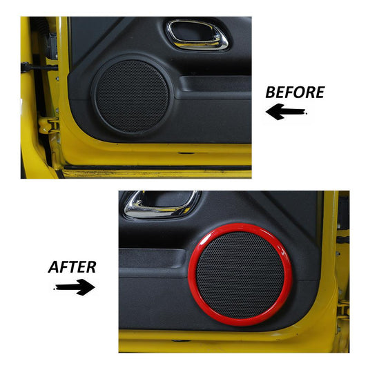 Interior Door Speaker Horn Cover Ring Trim Frame For Chevy Camaro 2012-2015 Accessories | CheroCar