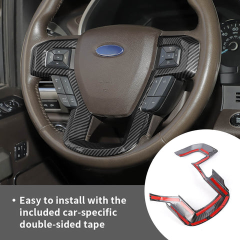 For 2015-2020 Ford F150 Interior Center Console Gear Shift Trim Cover Kit