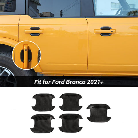 Exterior Door Handle Bowl Panel Cover Trim Bezel For Ford Ford Bronco 2021+ 4-Door Accessories | CheroCar