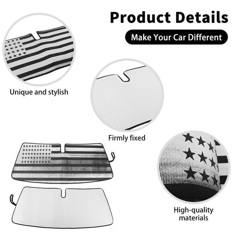 For 2010-2023 Toyota 4Runner Front Windshield Sunshade Folding Sun Shade Visor Heat Shield Cover