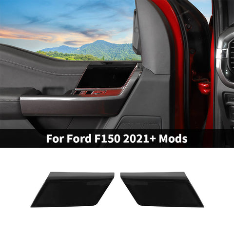 For 2021+ Ford F150 Interior Front Door Panel Handles Cover Trim (2 pcs)