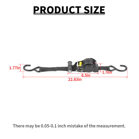 For Universal Car Cargo Fixed Straps Automatic Recycling Tensioner Accessories