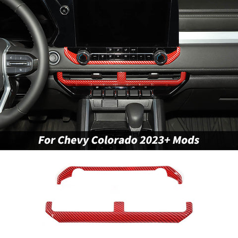 For 2023+ Chevy Colorado/GMC-CANYON Center Console Control Panel Trim Cover