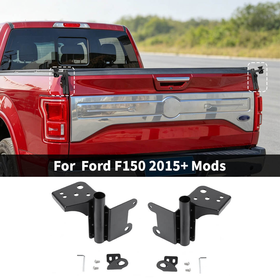 For 2015+ Ford F150 Rear Tailgate Flagpole Antenna Bracket Holder Stand