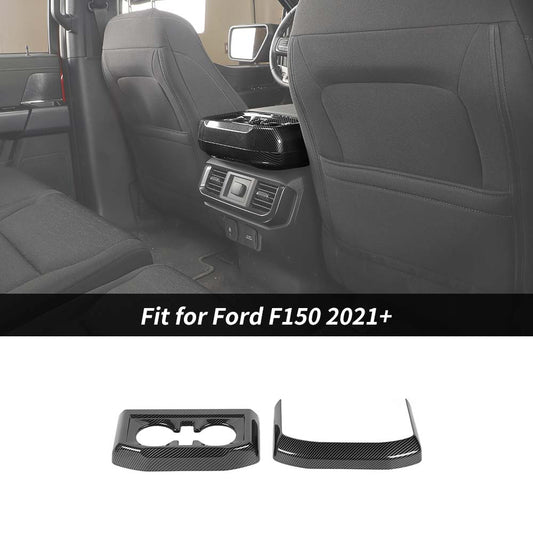 For 2021+ Ford F150 Interior Rear Cup Holder Panel Trim Cover