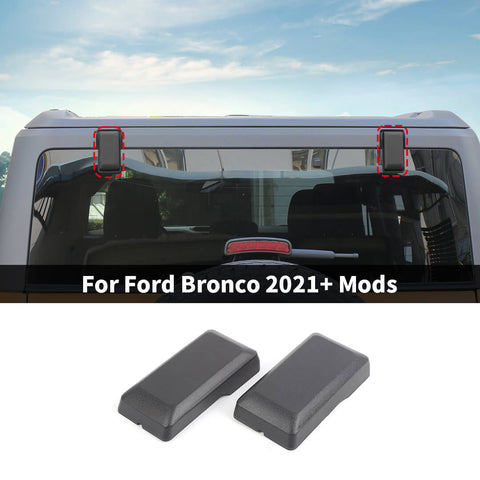 For 2021+ Ford Bronco Replacement Tailgate Liftgate Window Glass Hinge Trim Cover