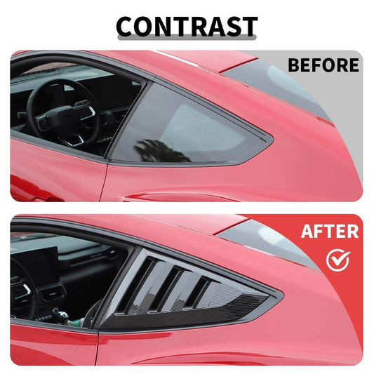 For 2024+ Ford Mustang Car Rear Window Louvers Rear Sun Shade Cover