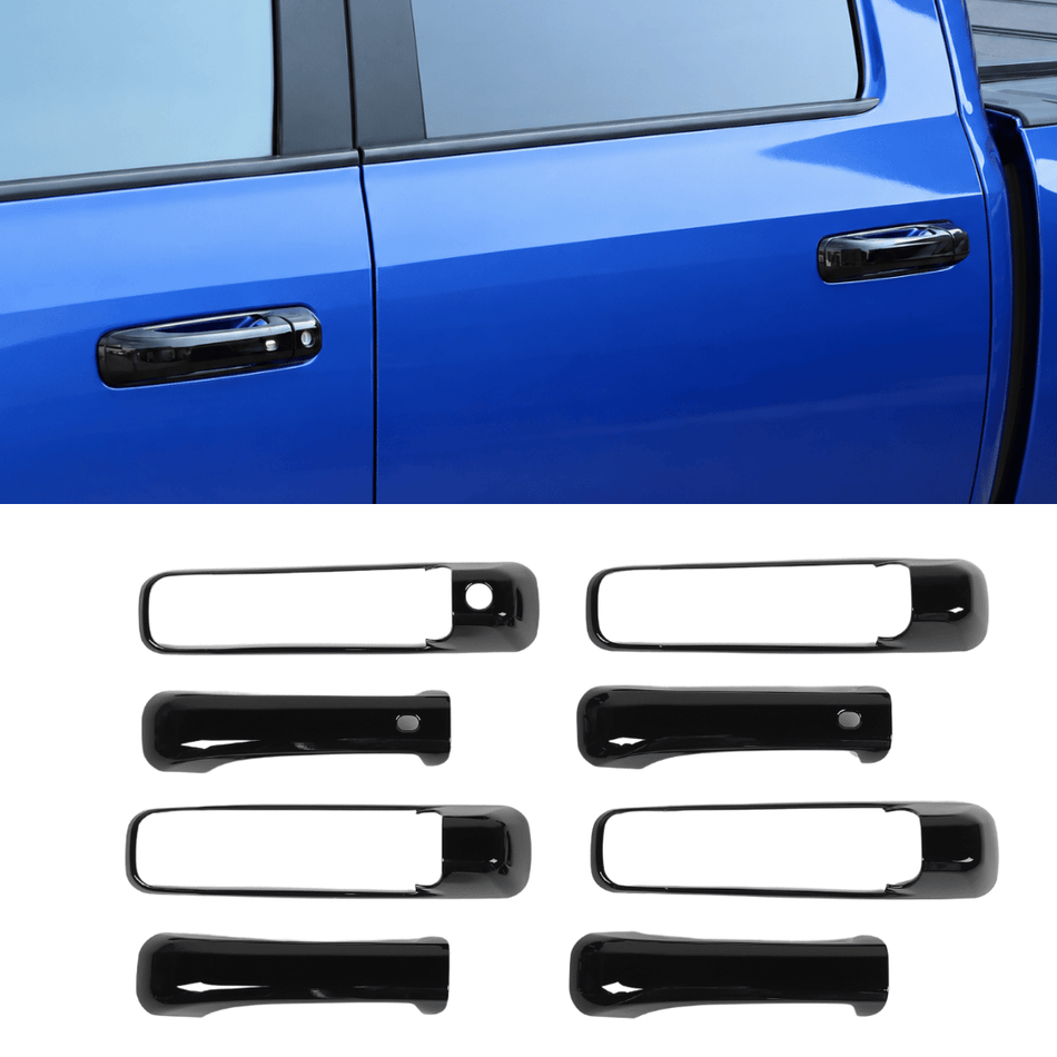 For 2009-2018 Dodge RAM 4-Door Exterior Door Handles Trim Cover
