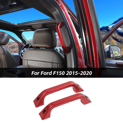 Interior Trim Full Set Available Separately Red For Ford F150 2015-2020 Accessories | CheroCar