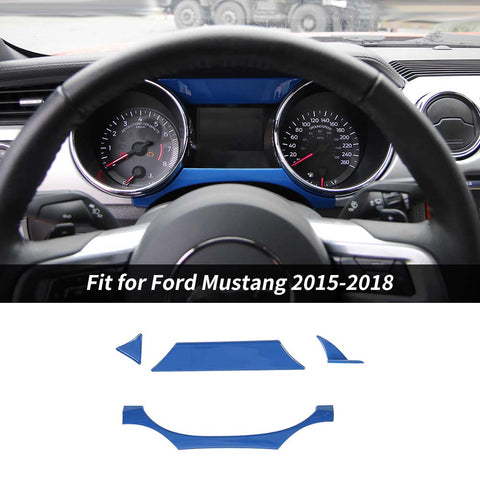 Inner Dashboard Panel Strip Decor Cover Trim For Ford Mustang 2015-2018 Accessories | CheroCar