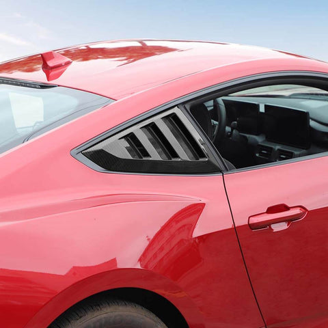 For 2024+ Ford Mustang Car Rear Window Louvers Rear Sun Shade Cover