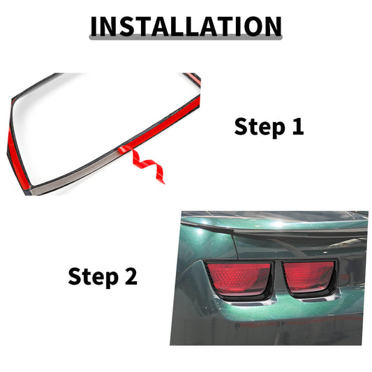 For 2010-2013 Chevy Camaro Rear Tail Light Lamp Cover Trim