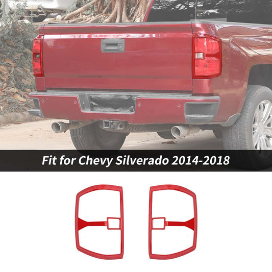 For 2014-2018 Chevy Silverado Side Rear Taillight Trim Cover