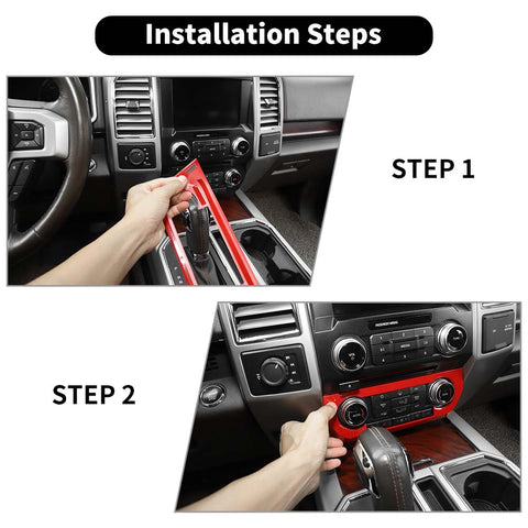 For 2015-2020 Ford F150 Air Conditioner Control Switch Panel Trim Cover
