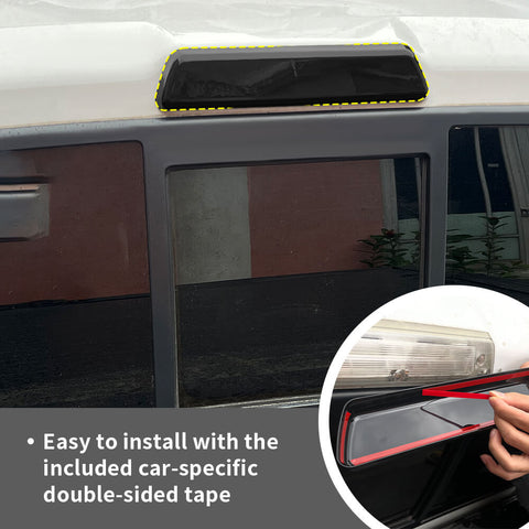 For 2009-2014 Ford F150 Raptor Smoked Black High Brake Light Lamp Cover Trim Cap