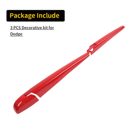 For 2011+ Dodge Durango Rear Window Rain Arm Wiper Decor Cover Trim