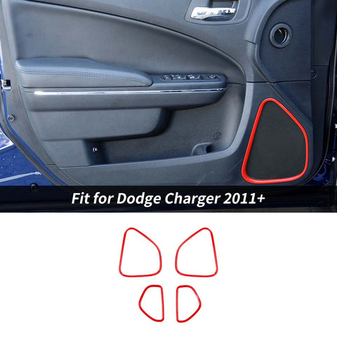 Front /Rear Door Speaker Stereo Cover Trim For Dodge Charger 2011+ Accessories | CheroCar