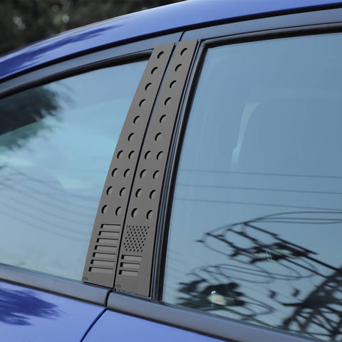 For 2011+ Dodge Charger Car Window Center Pillar Panel Cover Trim