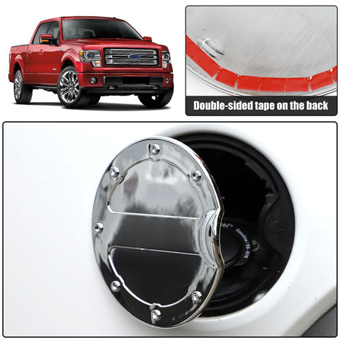 Gas Tank Cap Fuel Filler Door Cover for 2009-2014 Ford F150｜CheroCar