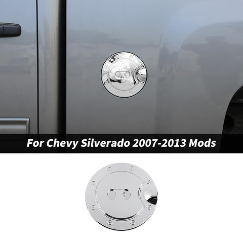 For 2007-2017 Chevy Silverado/GMC-SIERRA Gas Cap Door Fuel Tank Decor Cover Trim