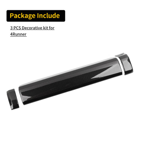 For 2010-2023 Toyota 4Runner 3 x Console Co-Pilot Dashboard Cover Trim