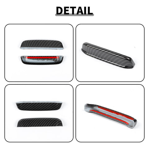 For 2018+ Dodge RAM Armrest Box Switch Button Trim Cover