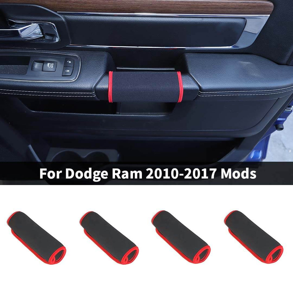 For 2010-2017 Dodge RAM Inner Door Handle Protection Cloth Trim (4 pcs)