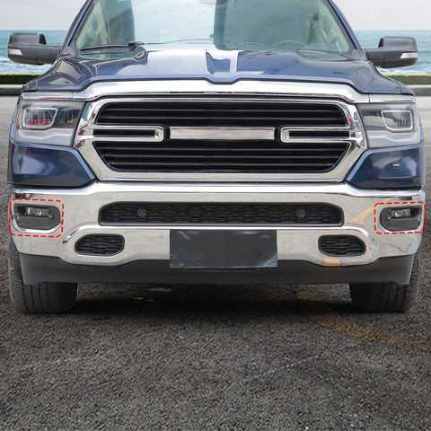 For 2018+ Dodge RAM Original Car Front Fog Light Lamp Cover