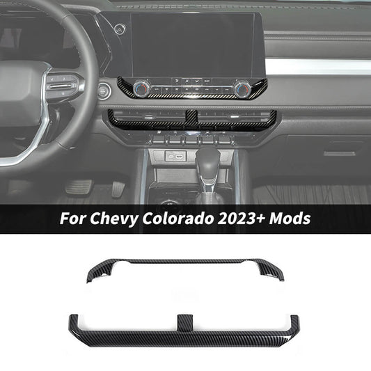For 2023+ Chevy Colorado/GMC-CANYON Center Console Control Panel Trim Cover