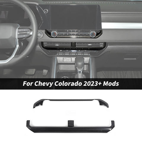 For 2023+ Chevy Colorado/GMC-CANYON Center Console Control Panel Trim Cover