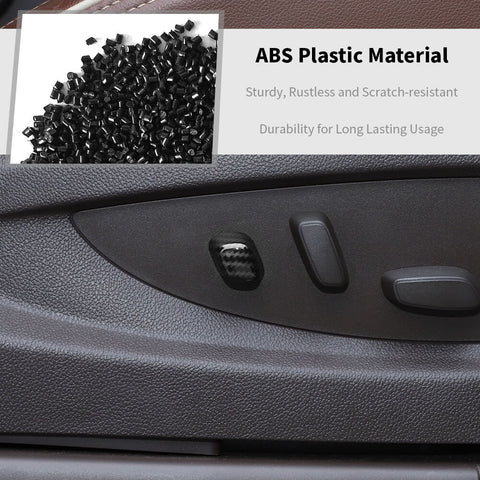 For 2014-2018 Chevy Silverado/GMC Sierra/Suburban/GMC YUKON/Tahoe Seat Lumbar Support Adjust Button Trim Cover