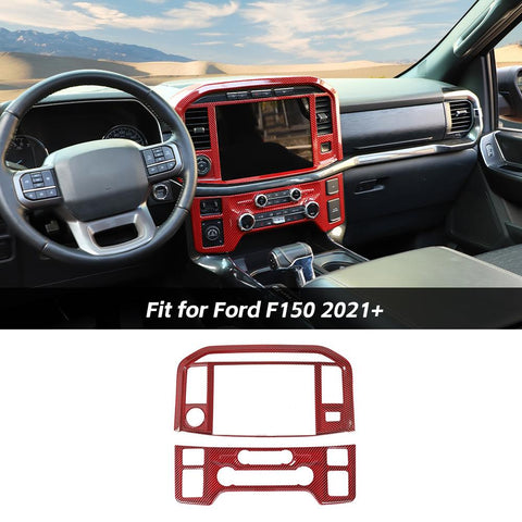 Central Control Panel Cover Navigation Tirm Cover For Ford F150 2021+ Accessories | CheroCar