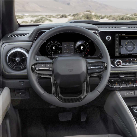 For 2023+ Chevy Colorado & GMC CANYON Steering Wheel Trim Cover Decor