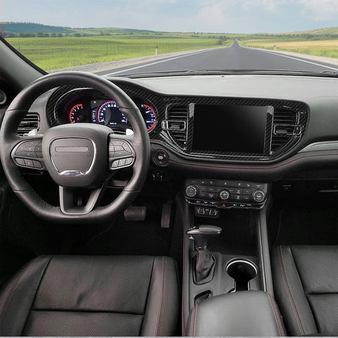 For 2022+ Dodge Durango Interior Center Console Navigation Panel Trim Cover