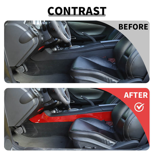 For 2012-2015 Chevy Camaro Gear Shift Side Panel Trim Cover Decal