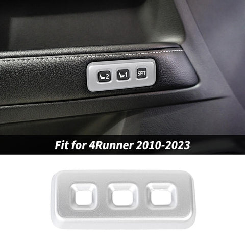 For 2010-2023 Toyota 4Runner Limited Memory Seat Adjustment Decor Cover Trim Bezels