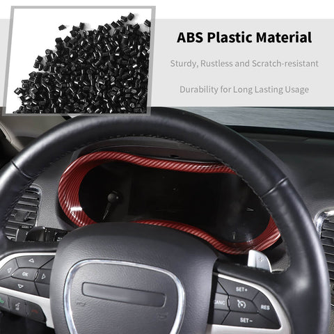 For 2014-2020 Dodge Durango Center Console Dashboard Instrument Box Cover Trim