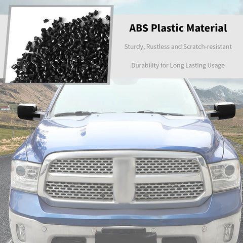 For 2009-2018 Dodge RAM Full View Mirror Cap Shell Trim Cover