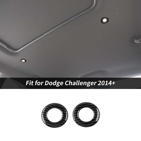 Roof Reading Light Lamp Trim Ring For Dodge Challenger 2014+ Accessories | CheroCar