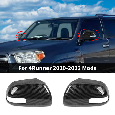 For 2010-2013 4Runner Car Rear View Mirror Panel Decor Cover Trim Shell Cap