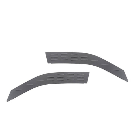 For 2011+ Dodge Charger Front Rear Door Window Glass Louvers Vent Cover